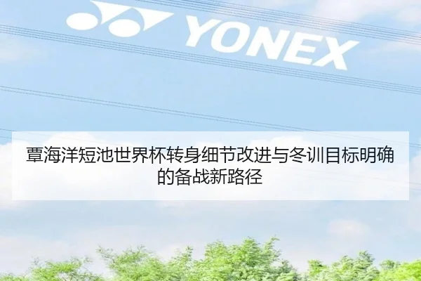 覃海洋短池世界杯转身细节改进与冬训目标明确的备战新路径